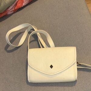 Nena & Co. TESORO CROSSBODY BAG - FULL LEATHER - BONE